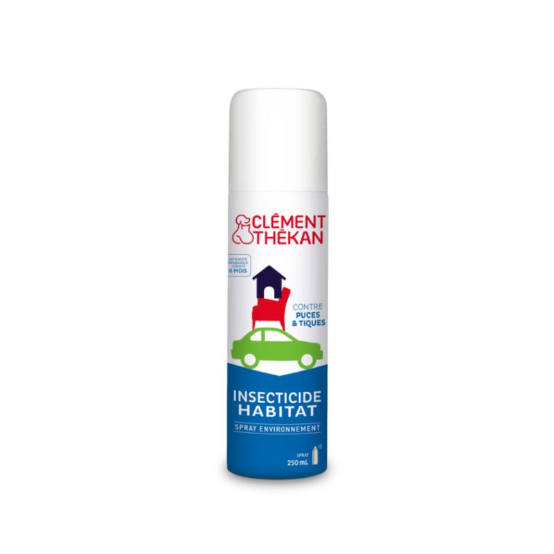 Insecticide habitat Clément Thékan en spray de 250 ml - Univers Véto