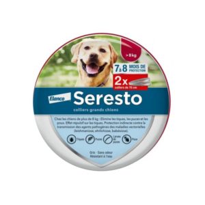 SERESTO collier anti tiques pour grand chien