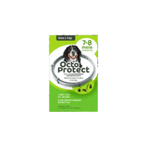 Collier antiparasitaire pour chiens de plus de 8 kg OctoProtect - Univers Veto