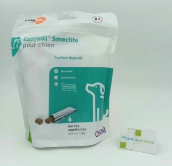 Easypill Smectite pour chien - 6 barres appétentes